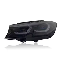قطع غيار سيارات SJC لسيارات BMW 3 سلسلة G20 G28 18-22 مجموعة مصابيح أمامية ليزر مطورة G20 ملحقات سيارة مصابيح أمامية صفراء وبيضاء