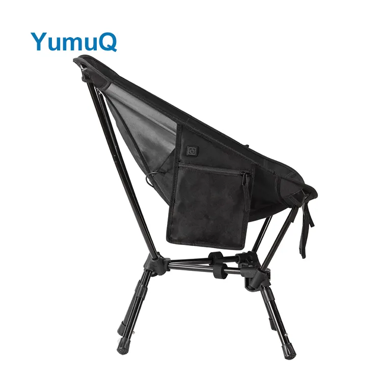 YumuQ Hot Sale Verstellbarer tragbarer Strand im Freien Kaufen Sie beheizt im Freien Camping Stuhl Set mit USB