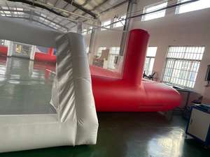 QIQU - Equipo de Juegos Acuáticos Comercial de Alta Resistencia para Adultos <span class=keywords><strong>y</strong></span> Niños, Campo de Fútbol de Jabón Inflable Gigante para Exteriores - Product Image 5