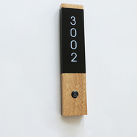 Plaques de porte intérieures en acrylique Ezd avec système DND et numéros de porte pour hôtel – Service tout-en-un