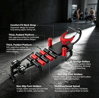 Appareil d'entraînement abdominal multifonctionnel coulissant, banc de musculation pliable avec bande de résistance, équipement d'entraînement complet pour le corps