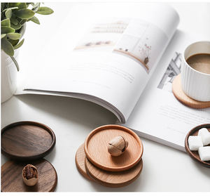 Échantillon gratuit Offre Spéciale nous Tasse à thé de haute qualité en noyer <span class=keywords><strong>Bois</strong></span> d'acacia <span class=keywords><strong>Bois</strong></span> de manguier Forme personnalisée Dessous de verre pour café - Product Image 4