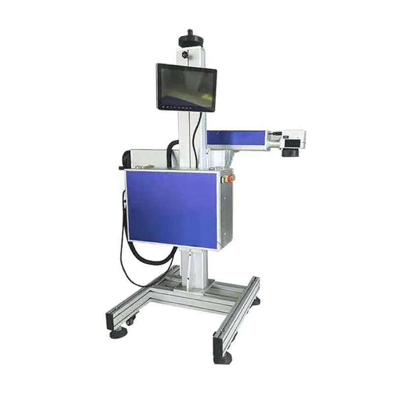 Diaotu Product line 3D Online Flying CO2 UV Fiber Laser Marking Machine for Pet Bottle Laser Printer