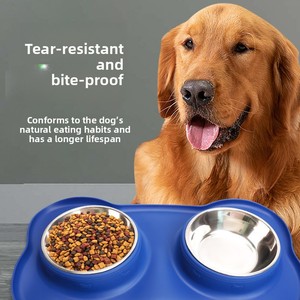 Support de gamelle en silicone détachable pour chat, gamelle pour nourriture et eau, écologique, pour chat, chaton, petit et moyen chien - Product Image 4