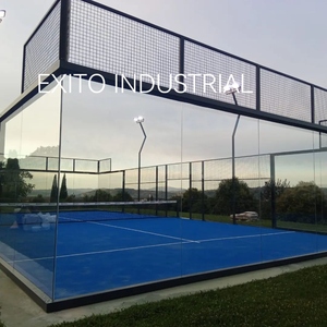 Cancha de Pádel Panorámica Interior/Exterior Exito, Techo Eléctrico + Césped Artificial + Cubiertas y Carpa para Cancha en Venta - Product Image 3