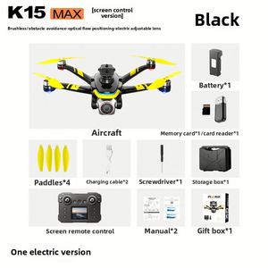 Dron K15MAX sin Pantalla, sin Escobillas, de Alta Definición, para Fotografía Aérea, Juguete con Larga Duración de Vuelo, Control Remoto, Quadcopter - Product Image 6
