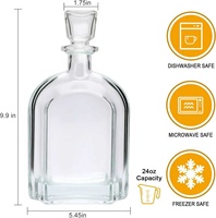 Bouteilles en verre en gros prêtes à l'emploi 500ml 700ml – Bouteilles en verre vides pour spiritueux, rhum artisanal, emballage de boissons haut de gamme