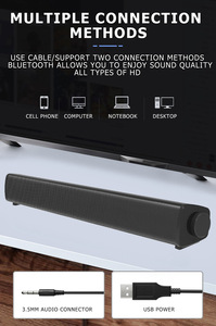 Sistema de Cine <span class=keywords><strong>en</strong></span> Casa S11A, Audio HD Inalámbrico y con Cable, Barras de Sonido para TV, Altavoz, Barra de Sonido, Altavoz para Computadora - Product Image 5