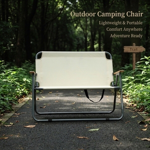 Silla Plegable Acolchada Resistente al Desgaste <span class=keywords><strong>de</strong></span> Alta Calidad con Respaldo, Diseño Portátil para Actividades al Aire Libre, <span class=keywords><strong>Playa</strong></span>, Camping y Pesca - Product Image 1