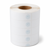 Rouleau d'étiquettes thermiques imprimées personnalisées 1-2 couleurs, autocollant code-barres simple avec logo pour emballage de marque e-commerce