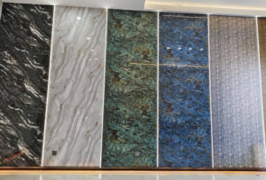 แผ่นโฟมพีวีซีเส้นใยไม้อัดไม้ไผ่ลายหินอ่อนสำหรับสัตว์เลี้ยงแผ่นผนังแบบเรียบทำจากไม้วีเนียร์ - Product Image 5