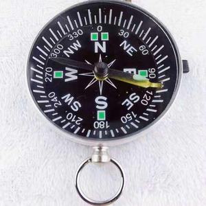 2024 핫 세일 패션 실버 알루미늄 메탈 키체인 플립 락 포켓 워치 아웃도어 캠핑 컴퍼스 경량 프로모션 선물 - Product Image 4