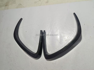 Parachoques trasero de fibra de carbono seco, divisores de ventilación de aire para maletero para Benz Clase <span class=keywords><strong>E</strong></span> C238 Coupe Sport 2021-2023 FRP, alerón trasero Canards - Product Image 4