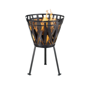 Brasero Cuadrado Portátil de Metal Plegable de Alta Resistencia con Recubrimiento en Polvo, Ecológico y Moderno para Exteriores - Product Image 1