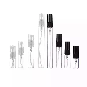 휴대용 2 ml 3 ml 5 ml 10 ml 명확한 소형 유리제 향수병 중국 여행 크기 향수 분무기 병