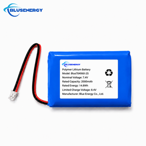 7.4V 2000mAh 704060‑2S ชุดแบตเตอรี่ลิเธียมโพลิเมอร์แบบชาร์จได้ 2S พร้อมสายเชื่อมต่อ JST สำหรับอุปกรณ์อิเล็กทรอนิกส์แบบพกพา - Product Image 1