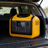 Station d'alimentation portable personnalisée 1200W 220V/230V avec prise EU, pour camping en extérieur, alimentation solaire, batterie LiFePO4, MPPT, onde sinusoïdale pure