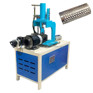 Machine de poinçonnage hydraulique rotative à servo-moteur pour tuyaux d'échappement en acier inoxydable - Product Image 1