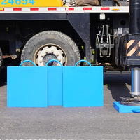 Plaques de stabilisation robustes en UHMWPE pour grues, tapis de stabilisation en plastique HDPE pour grues mobiles