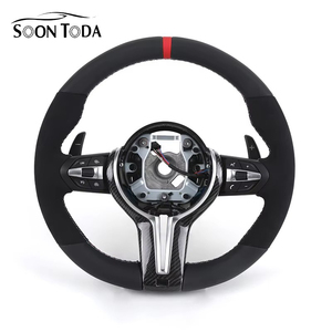 Volante in Fibra di Carbonio <span class=keywords><strong>M</strong></span> Fine Shifting per BMW F10 F15 F16 <span class=keywords><strong>F20</strong></span> F25 F30 F31 F34 F36 M3 F80 M4 F82 X5 E70 E72 - Product Image 2