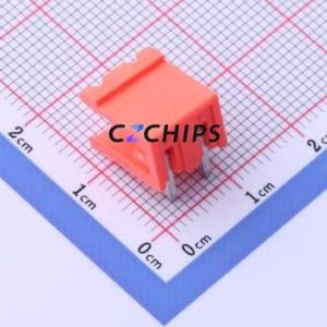 KF2EDGR-X-5.0-2P-1O Plug-in Terminal Block Bent Lead Through Hole,P=5mm Connector 1x2P 5mm Right Angle Pin 2P - Product Image 2