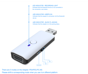 ใหม่ไร้สายบลูทูธรีโทรรีซีฟเวอร์เกมแพดคอนโทรลเลอร์ JYS-P5119 โปรสำหรับ PS5/PS4/PS3/ซีรีส์ <span class=keywords><strong>XBOX</strong></span>/สวิทช์/PC - Product Image 4
