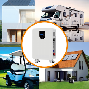 11000 cycli levensduur 51,2V LiFePO4 batterijpakket 2,5kWh - 15kWh capaciteit IP65 bescherming BMS AC wandmontage batterij - Product Image 5