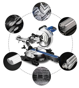 Multi Cutting Cordless Sliding <b>Miter</b> Electric Wood <b>Saw</b> Machine Small <b>Mini</b> Hand Circular with Multi Blades for Wood Cutting - Product Image 5