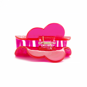 Pinces à cheveux en acétate à rayures rouges de style européen et américain, accessoires de cheveux uniques et simples pour femmes, vente en gros. - Product Image 3