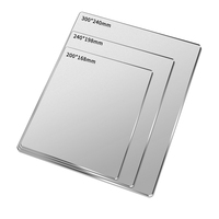 Tapis de souris de jeu en aluminium, grande taille, surface métallique imperméable et facile à nettoyer avec base antidérapante pour les joueurs sur PC et le bureau