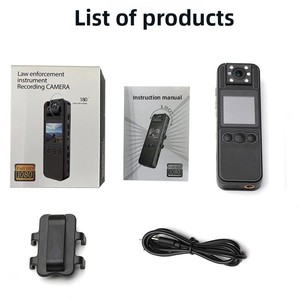 <span class=keywords><strong>Caméra</strong></span> sportive <span class=keywords><strong>4K</strong></span> ultra-claire WiFi grand angle avec vision nocturne, alarme, clip arrière rotatif à 180°, enregistreur vidéo, <span class=keywords><strong>stylo</strong></span> d'enregistrement vidéo 1,3 pouce - Product Image 5