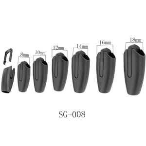 Westkust Paracord Black Plastic Touw Klemmen Creëren Leidt Lijnen Lunge Lijnen Cross Banden Plastic Koord <span class=keywords><strong>Lock</strong></span> Gesp - Product Image 3