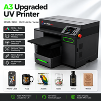 Printer UV DTF A3 XP600 I3200 Flatbed Silinder Printer UV Otomatis Pengaturan Tinggi untuk Casing Ponsel Botol Kaca Kayu Akrilik