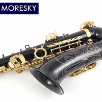MORESKY Alto Saxophone EB Tone Black E-Flat Wind Instrument Brass & Alloy MAS-102