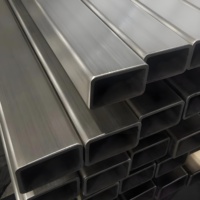 Tubo Cuadrado de Acero Galvanizado de Alta Calidad Q235 Q345, Lámina de Acero Rectangular Soldada de 6M 12M, Certificación JIS KS TISI, Corte a Medida