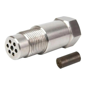 Adaptador de Sensor de Oxígeno O2 <span class=keywords><strong>Cel</strong></span> M18X1.5, Adaptador Eliminador de Acero Inoxidable, Barra Escalonada de 6 cm con Tornillo para Uso Universal - Product Image 1