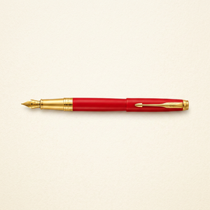 Bolígrafo Promocional Parker Aster Rojo Mate, Bolígrafo de Metal con Logotipo Personalizado, Bolígrafo de Gel, Bolígrafo de Regalo - Product Image 1