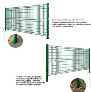 Clôture <span class=keywords><strong>de</strong></span> sécurité en acier préfabriqué, écologique, durable, barrière <span class=keywords><strong>de</strong></span> sécurité extérieure pour chantier et zone commerciale - Product Image 6