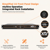 Suppresseur de rétroaction audio professionnel 4 canaux XTR4.2 DSP anti-hurlement anti-sifflement éliminateur de rétroaction de microphone