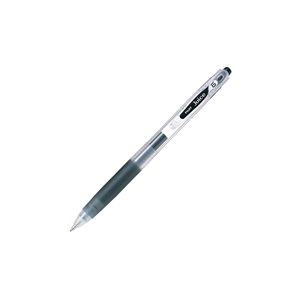 LJU-10M 1.0mm Bold Point <b>Retractable</b> Gel <b>Pen</b> Three Basic Pigment Ink Colors Clear Transparent Barrel For Thick Bold Writing - Product Image 3