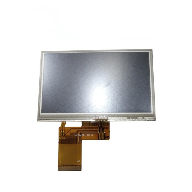 4.3 Inch TFT LCD Resistive Touch Screen Display 480x272 40pin RGB Interface 500nits Medical Device Use