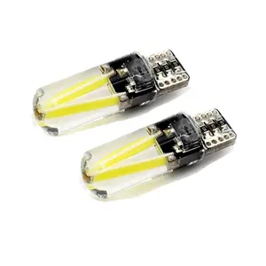 HSS-20104 Auto Led Siliconen Silicagel Auto T10 Led 24V 12-24V W5W Canbus Wedge Side Lezen signaal Klaring Deur Light Bulb Lamp