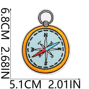 بيع بالجملة صغيرة حديد على السفر حقيبة ظهر صالة الألعاب الرياضية خيمة المغامرة رقعة مطرزة لقبعة ملابس الرجل - Product Image 6
