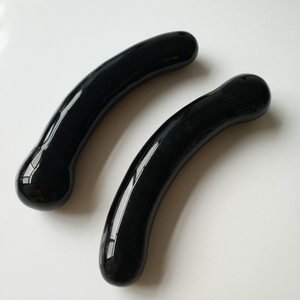 Baguette de massage en cristal d'obsidienne noire naturelle, outil d'exercice sexuel pour la guérison, 5 pièces - Product Image 3