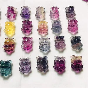 Venta al por mayor Mini Crystal Craft Natur <span class=keywords><strong>Rainbow</strong></span> Fluorite Tallado Crystal Girl <span class=keywords><strong>Warrior</strong></span> para la venta - Product Image 3