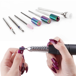 Fresa a Cono in Carburo di Tungsteno e Ceramica Diamantata per Rimozione Smalto Gel, Manicure e Pedicure per Micromotore - Product Image 5