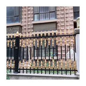 花园围栏聚氯乙烯塑料面板围栏隐私装饰板铝铁木边框线户外4可调围栏