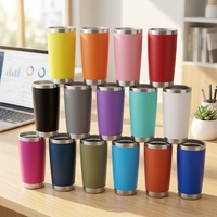Gobelet isotherme en acier inoxydable de 20 oz, tasse à café de voyage personnalisée, idéale pour la voiture, le camping, les cadeaux, les fêtes et les boissons