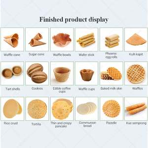 New Makinesi Karamel Waffl Dutch Stroopwafel German Ice Cream <b>Waffle</b> Cone Roller Forming <b>Machine</b> Multifunctional High - Product Image 6