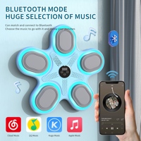 Machine de boxe musicale intelligente murale robuste pour entraînement de force, avec système de réaction sans crochets, compatible ABS/PU, pour entraînement dynamique de frappe